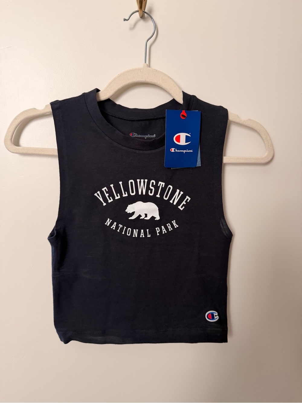 Champion women’s baby T - Yellowstone National Park